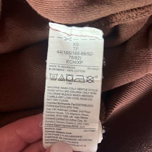 Yeezy X Gap double layered Brown Sweatshirt Cozy Pullover - Picture 3 of 7